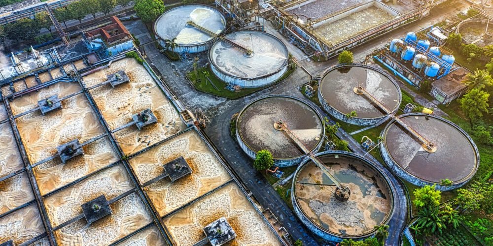 Modern Industrial Wastewater Treatment and Recycling Plant
